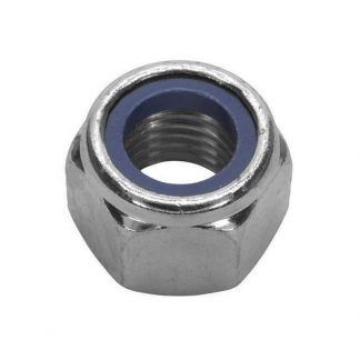 Hex nuts - with nyloc nylon insert - structural photo