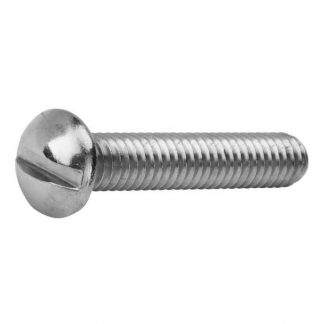 Metal thread screws - slotted round head - BSW imperial photo