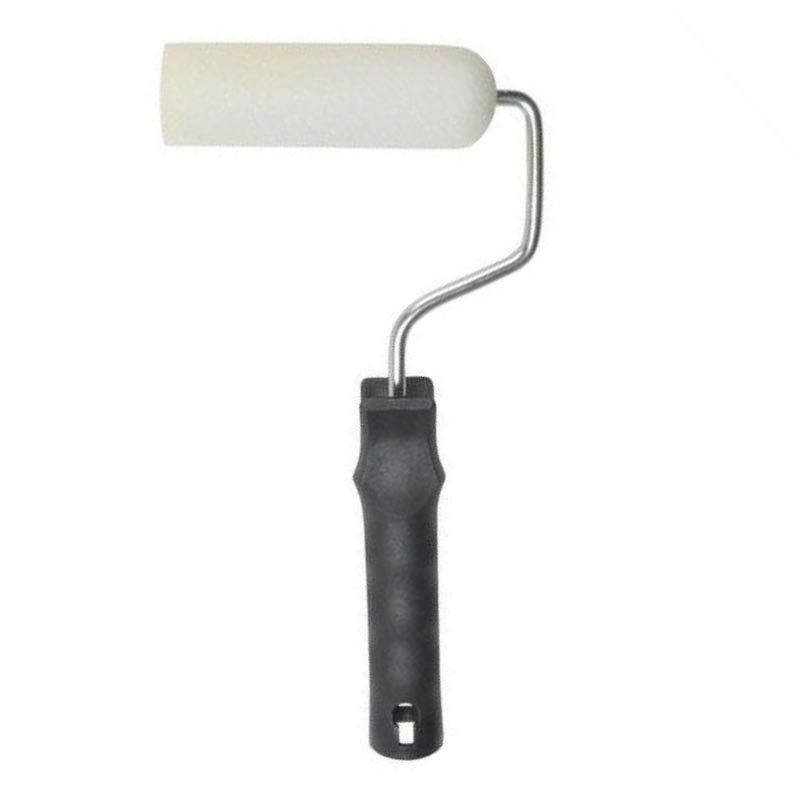Paint roller covers with roller frame photo