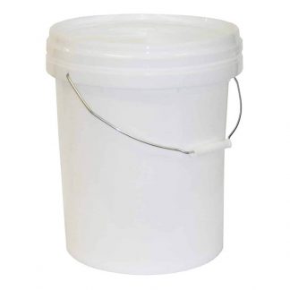 Plastic bucket - with lid photo