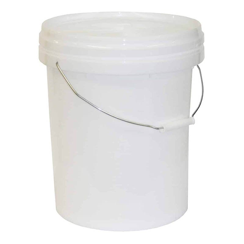 Plastic bucket - with lid photo