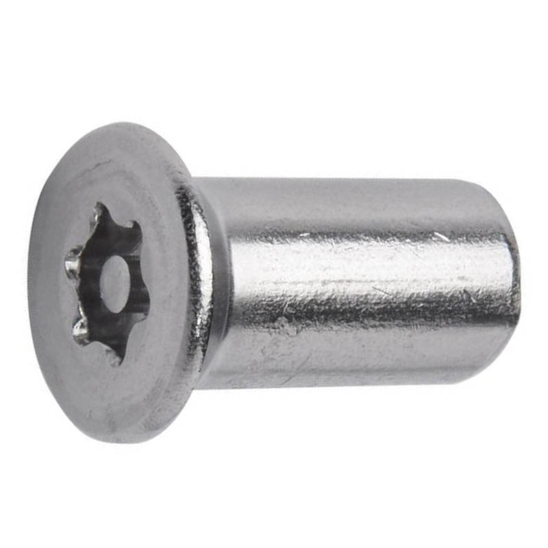 Security barrel nuts - post torx countersunk head photo