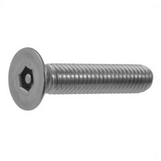 Security metal thread screws - post hex countersunk head photo