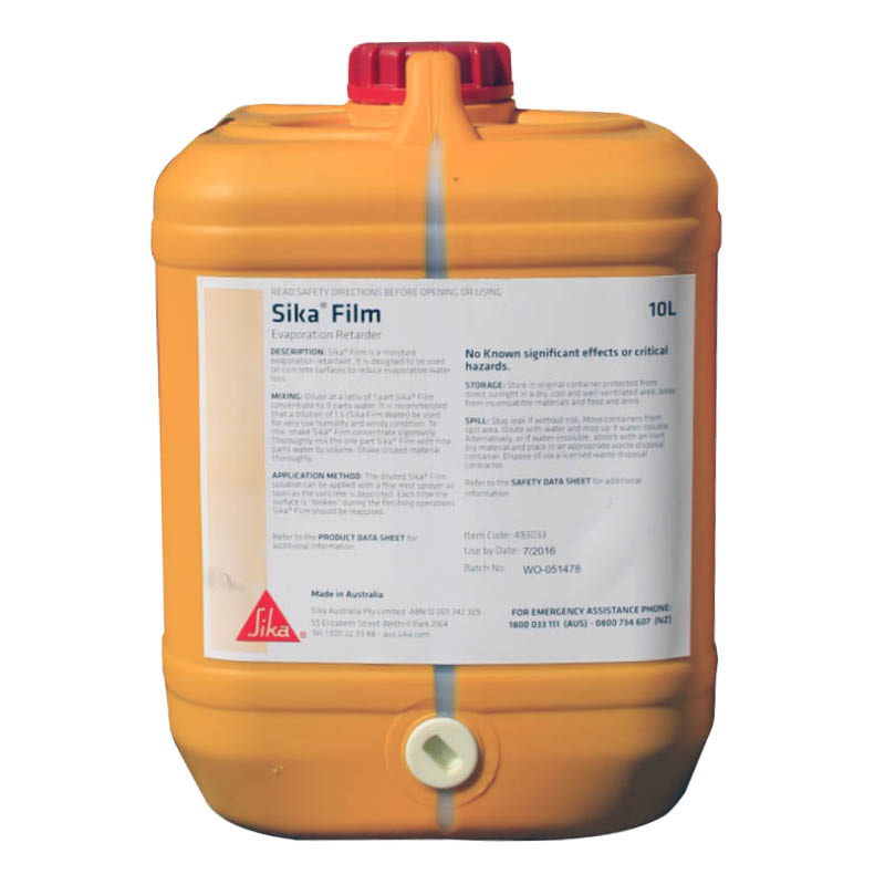 Sika film moisture evaporation retardant - for concrete - 10l photo