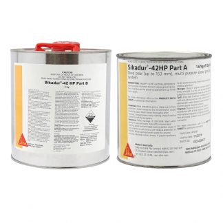 Sikadur 42 AU high strength pourable epoxy grout photo