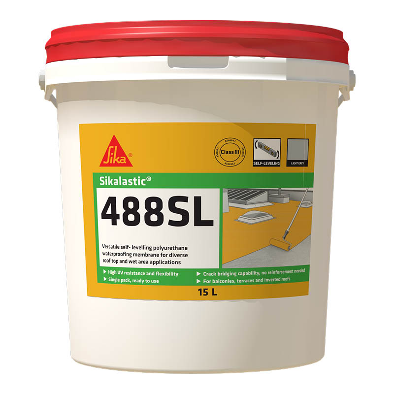 Sikalastic 488SL polyurethane waterproofing membrane photo