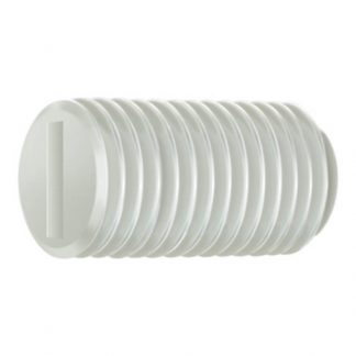 Socket grub screws - slotted - nylon photo