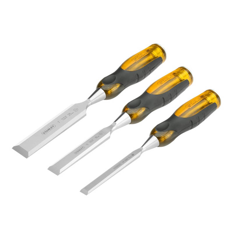 Stanley FatMax Thru-Tang chisel set - 3 piece photo