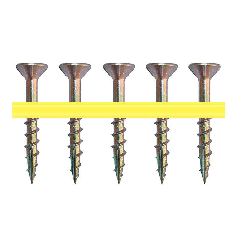 Flooring screws - square drive countersunk head - type 17 - collated photo