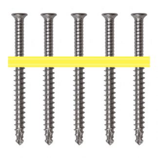 Quik Drive hardwood screws - square drive countersunk head - drill point - collated photo