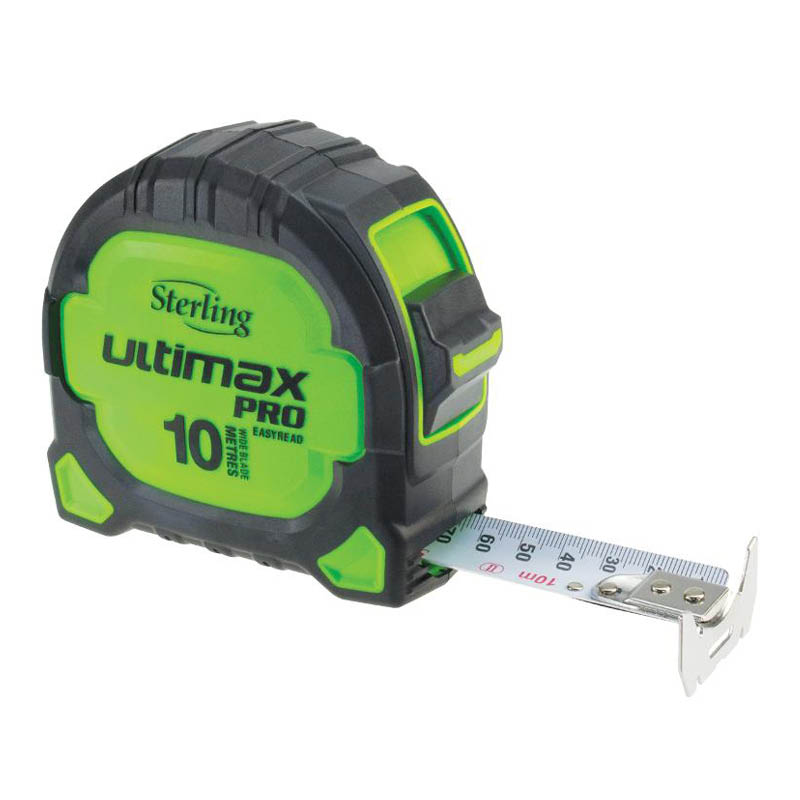 Sterling Ultimax Pro tape measure - easy read - metric - 10m photo