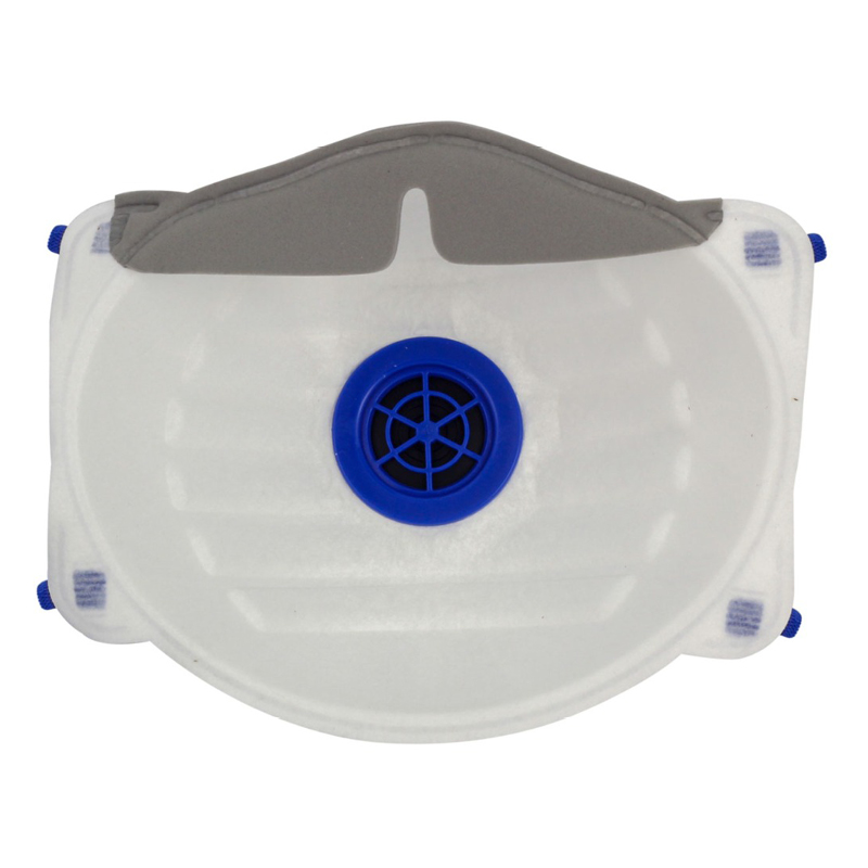 Dust masks - P2 respirator with valve - disposable back photo