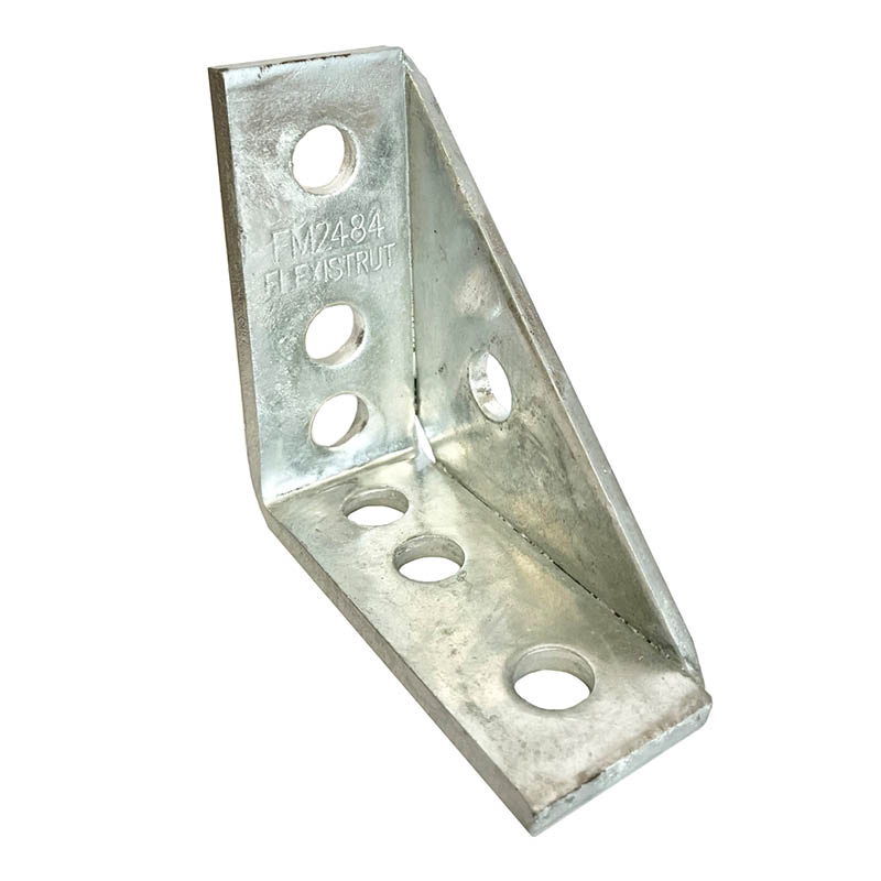 Angle brackets - 90 degree fittings - 7 holes - braced photo
