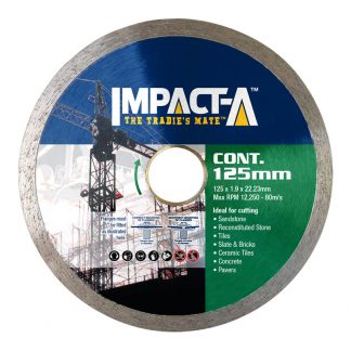 Impact-A diamond blades - continuous rim photo