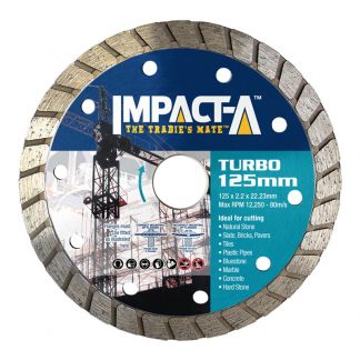 Impact-A diamond blades - turbo rim photo