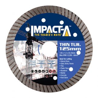Impact-A diamond blades - ultra thin turbo rim photo