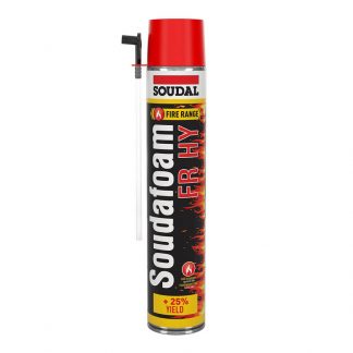 Soudal Soudafoam FR HY fire resistant expanding foam - with straw photo