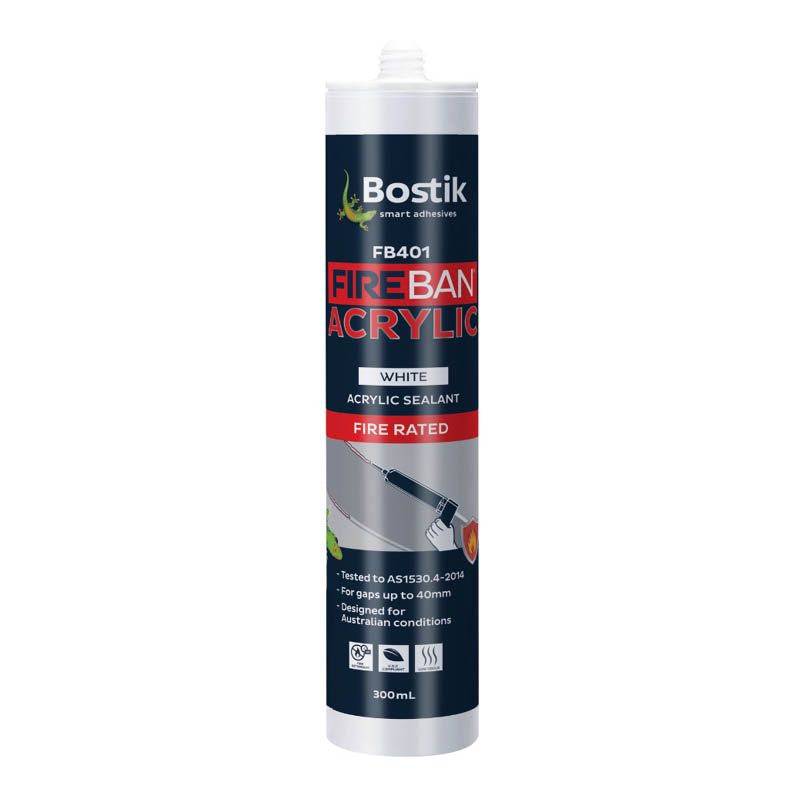 Bostik Fireban fire rated acrylic sealant - 300ml cartridge photo