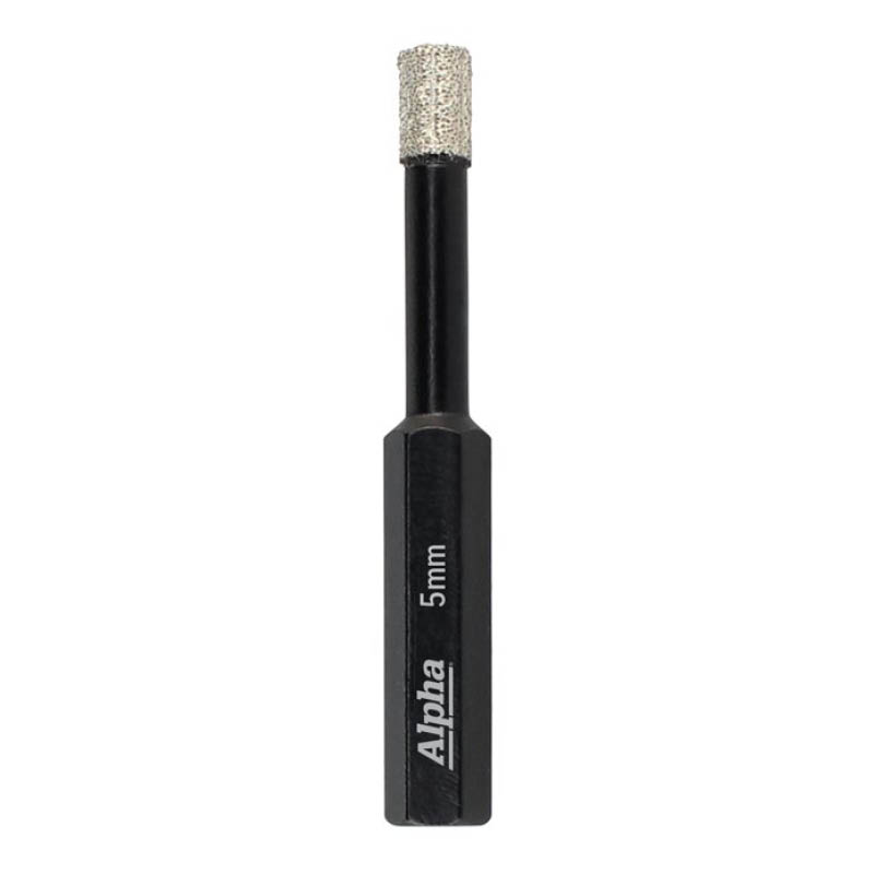 Alpha diamond core drill bits - for tiles & stone photo