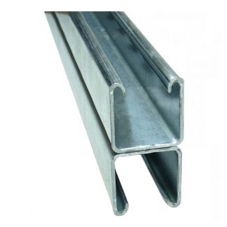 Channel - unslotted - 41x82mm - back to back photo