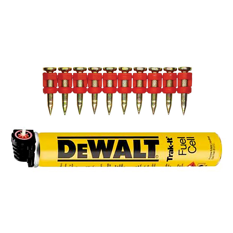 Dewalt Trak-It C5 pins - with fuel cells - for hard concrete photo