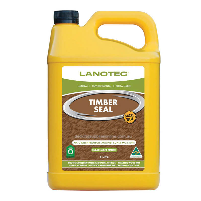Lanotec timber seal decking sealant - 5L photo