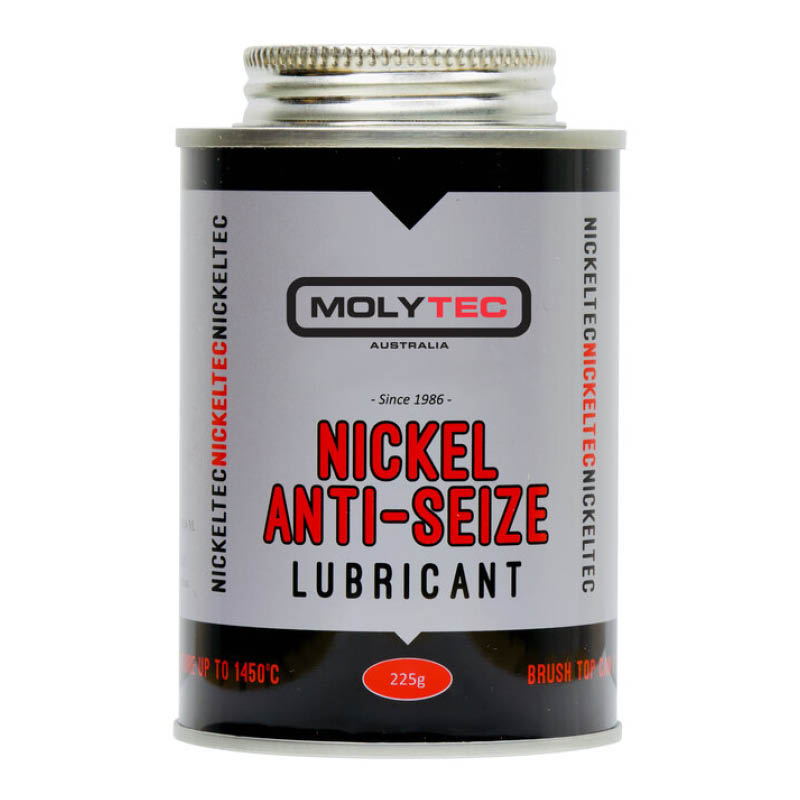 MolyTec nickel anti-seize lubricant - with brush top in tin photo