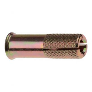 Drop-in anchors - lipped - knurled body - zinc photo