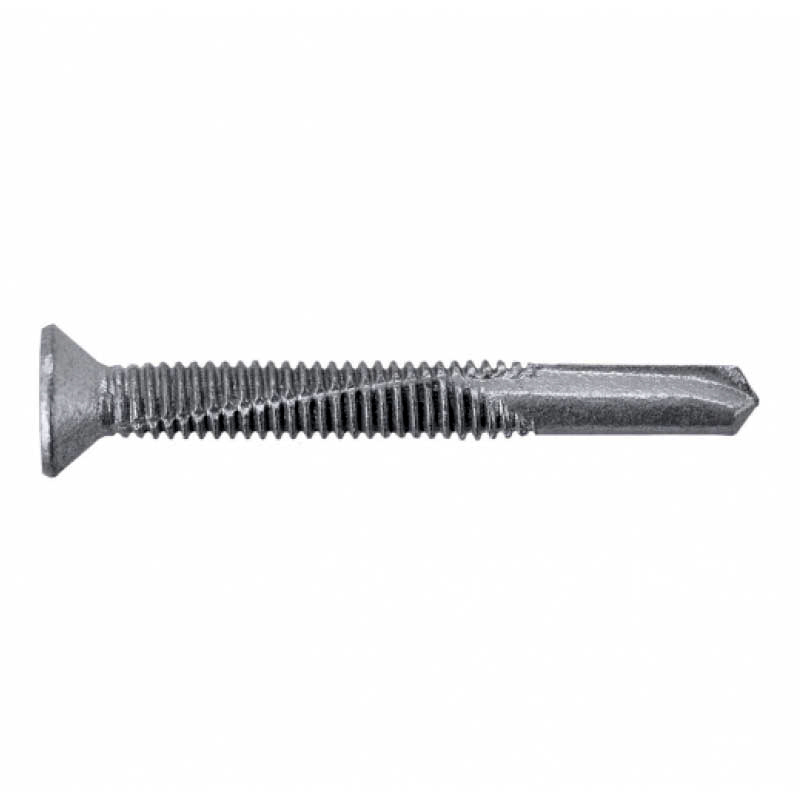 SD screws for metal - ph csk head - ext drill pt - galvanised photo