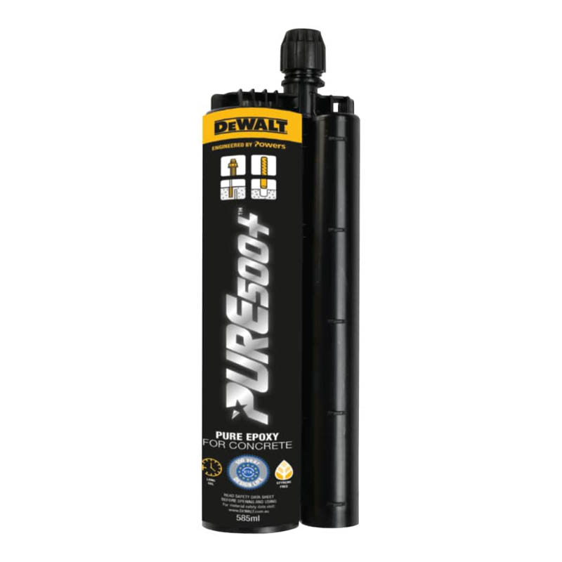 Dewalt Pure500 plus epoxy anchoring adhesive photo