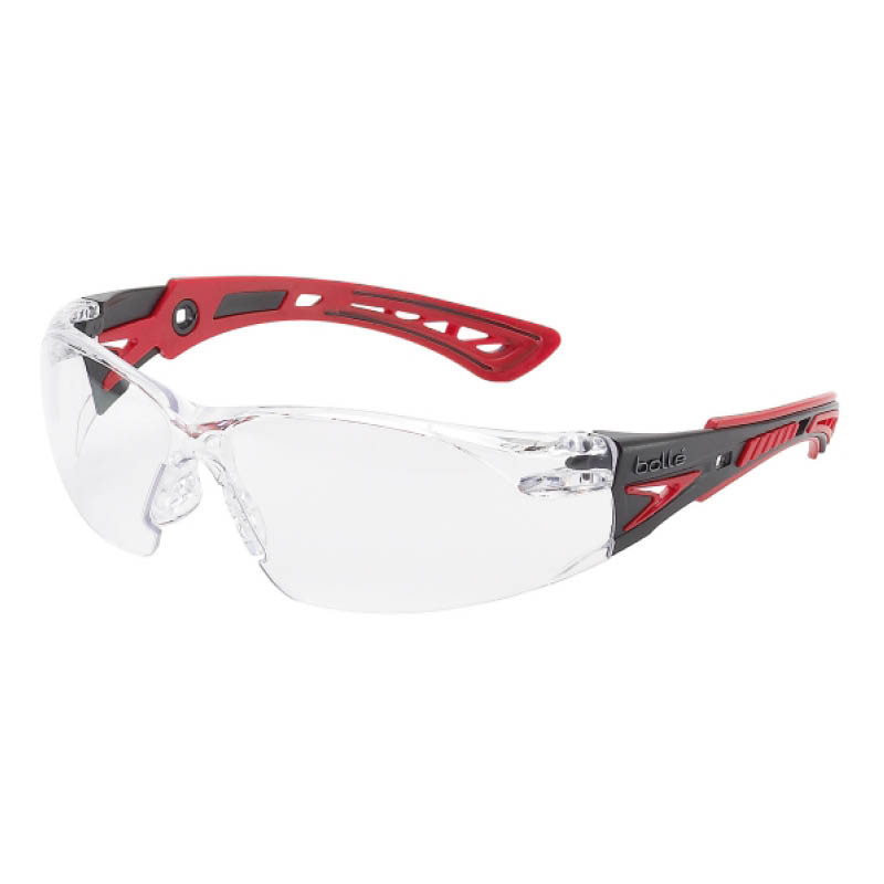 Bollé Rush+ safety glasses - platinum lens - medium impact photo