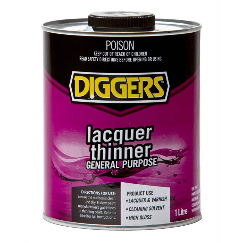 Diggers lacquer thinner - general purpose thinners 1L photo
