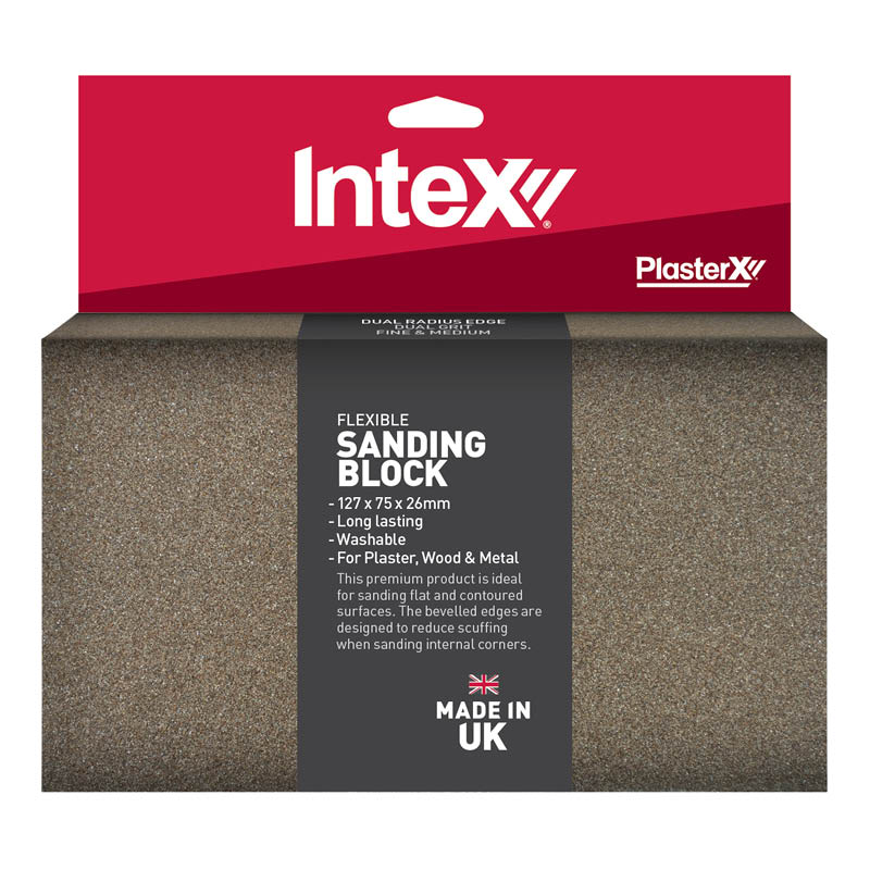 Intex Plasterx foam sanding blocks - fine grit - radius edge photo