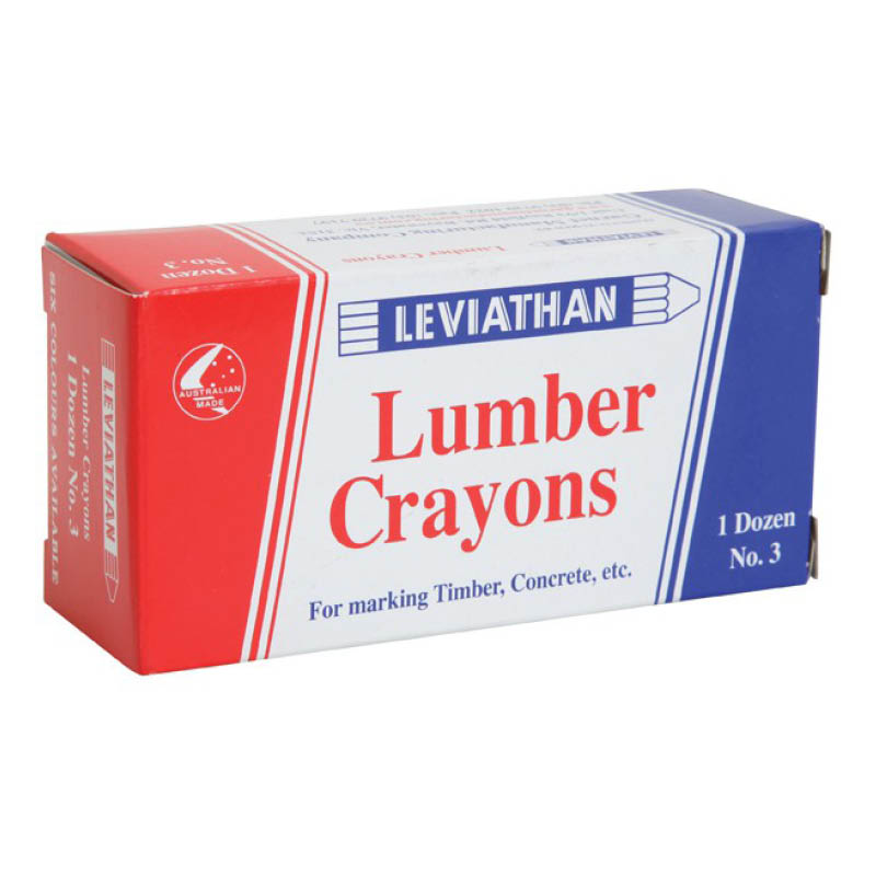 Leviathan lumber crayons - for marking timber & concrete packaging photo