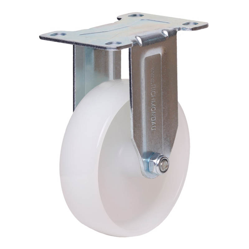 Richmond plate castors - 125kg load capacity - rigid photo