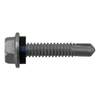 SD screws for metal - hex head w seal - drill pt photo
