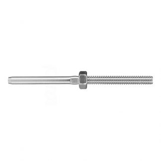 Swage terminals with stud & lock nut photo