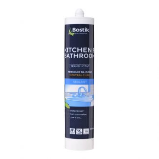 Bostik kitchen & bathroom neutral cure silicone sealant photo