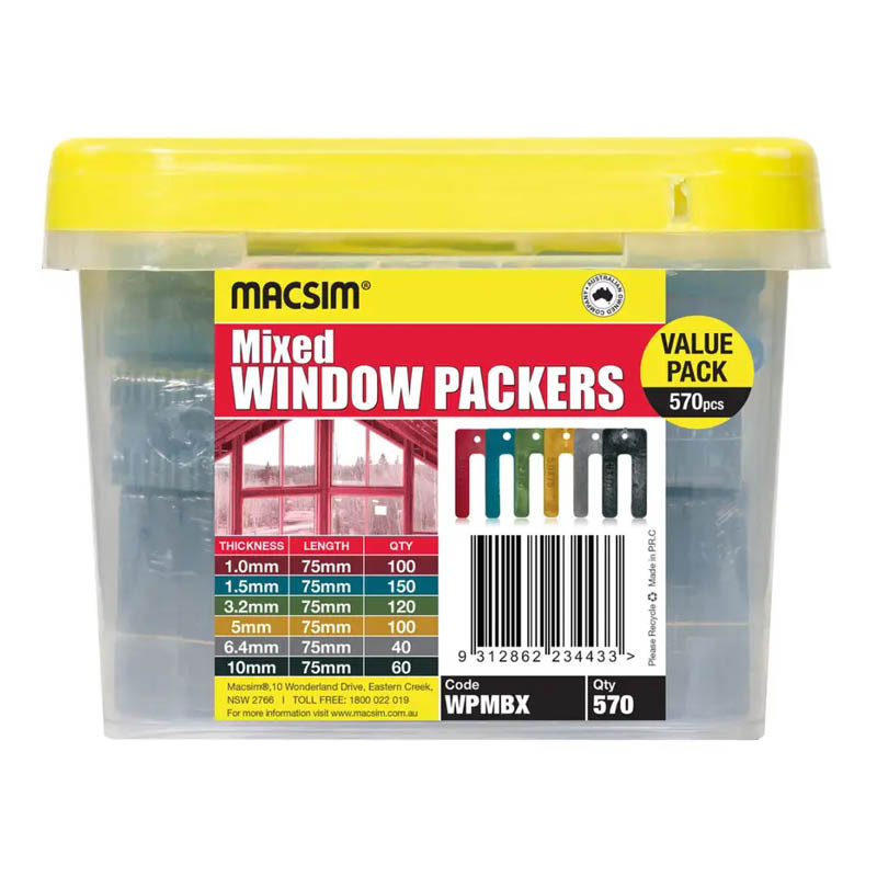 Macsim horseshoe packers - rectangle window - mixed bucket photo