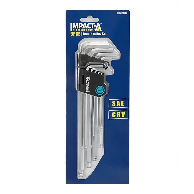 Impact-A ball point hex key wrench set - 9 piece - imperial photo