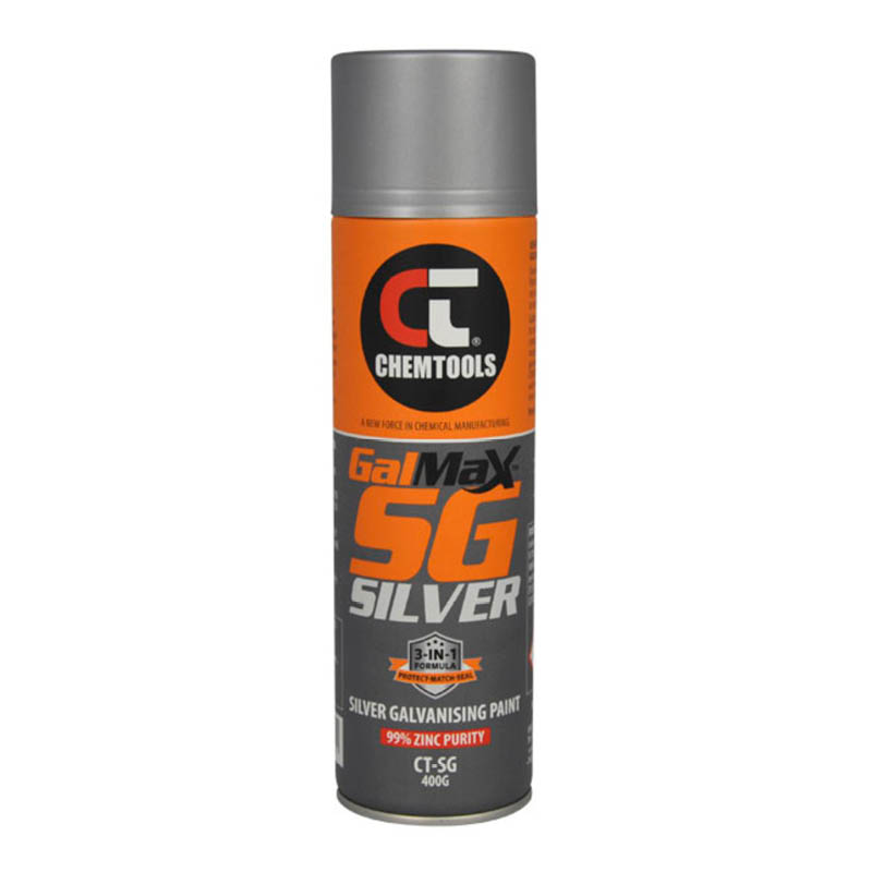 Chemtools GalMax silver gal - anti-corrosion spray paint - 400g photo