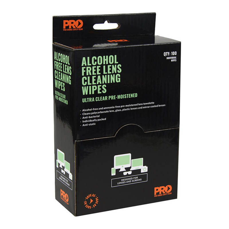 ProChoice lens cleaning wipes - ultra clear pre-moistened photo