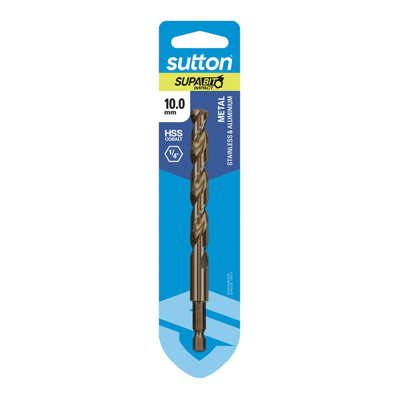 Sutton Supabit impact drill bits - packaging photo