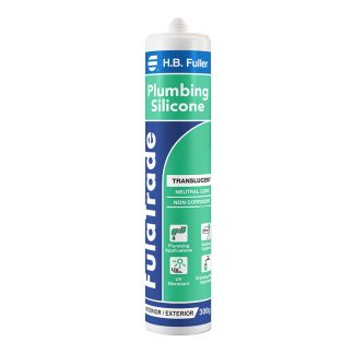 H.B. Fuller FulaTrade plumbing silicone sealant - translucent photo