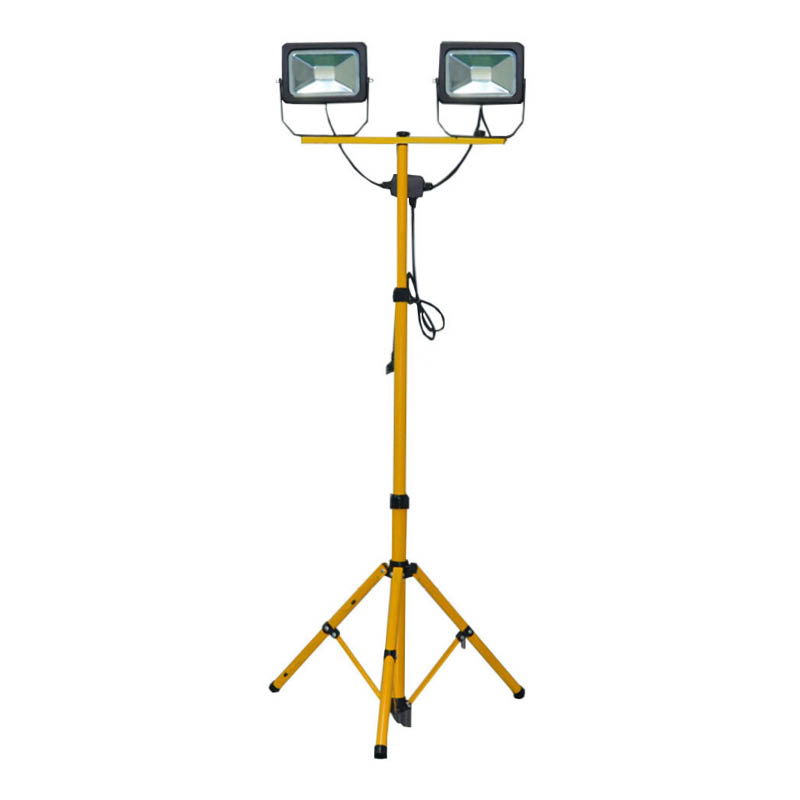 Ultracharge flood light - LED - tripod stand - super bright - yellow photo