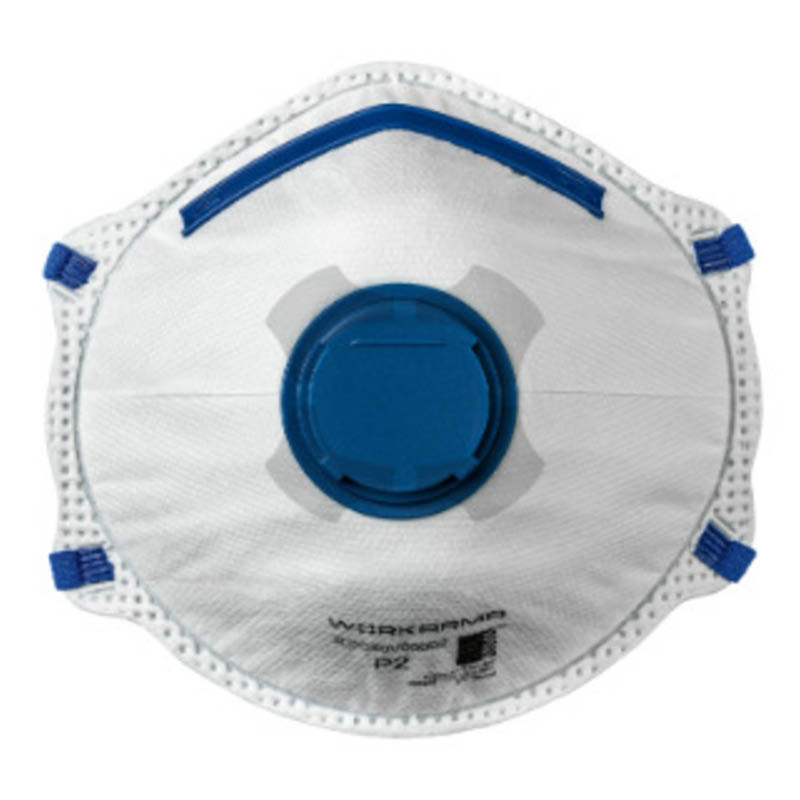 Dust masks - P2 respirator with valve - disposable photo