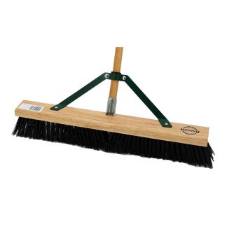 Industrial platform brooms - with handle & stay - 600mm - hard fill photo