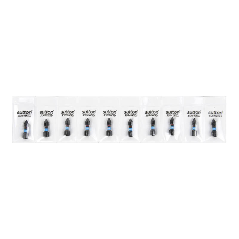 Sutton SupaTorq impact bits - phillips drive - packaging photo