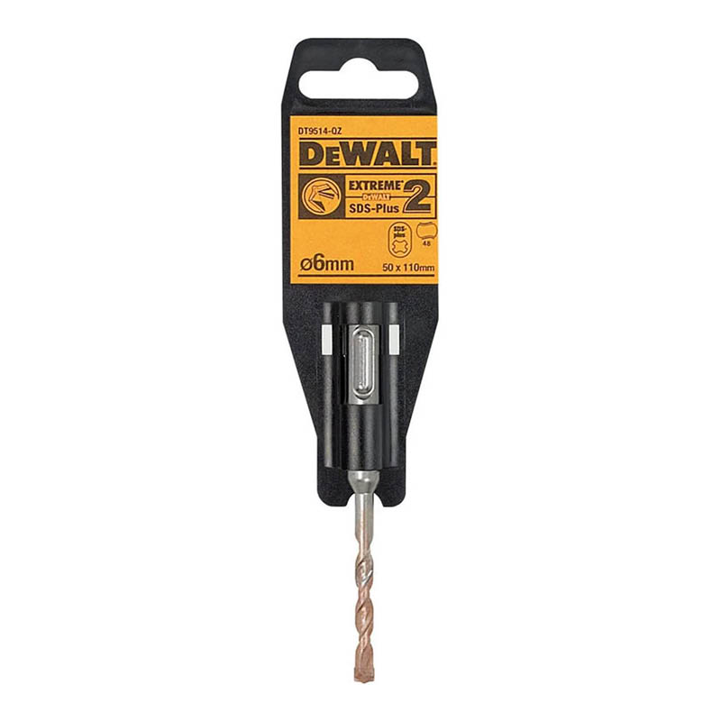 Dewalt Extreme SDS plus hammer drill bits - 2 cutter - for masonry - packaging photo