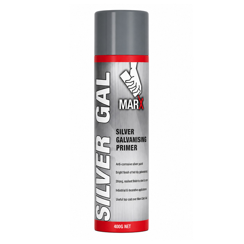 Marx silver gal - anti-corrosion spray paint - 400g photo